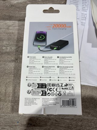 Unico Power Bank 20000mAh 22.5W Tipo-C