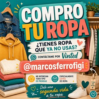 Compro ropa.