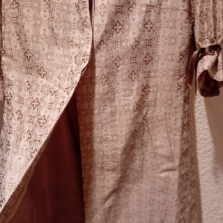 Abrigo ligero Jacquard beige talla única