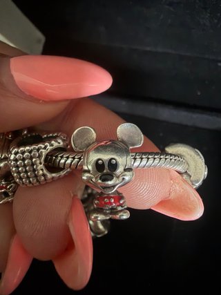 Pandora original completa con charms Disney, clips