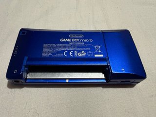 Nintendo Game Boy Micro Azul