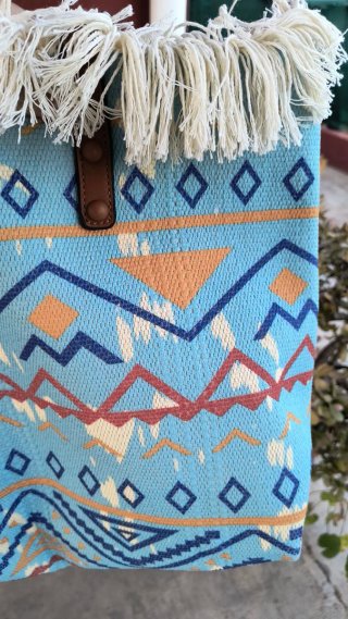Bolso de playa/piscina con flecos