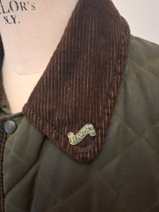 Giacca trapuntata Haven verde taglia M Barbour