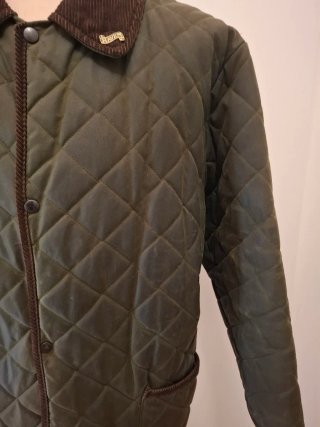 Giacca trapuntata Haven verde taglia M Barbour