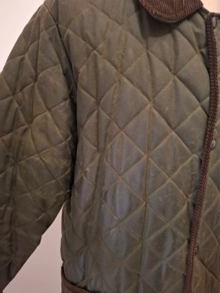 Giacca trapuntata Haven verde taglia M Barbour