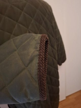 Giacca trapuntata Haven verde taglia M Barbour