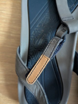 Sandalias Trekking Clarks Talla 41 Gris Multicolor