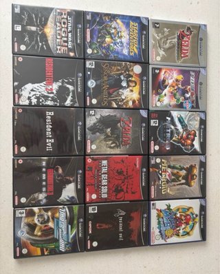 Nintendo GameCube, 15 Juegos, mandos+Flippy drive