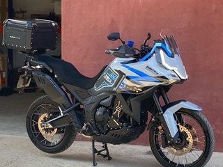 Zontes 703 F Adventure Moto Azul/Gris