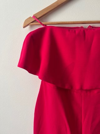 Mono Zara palabra de honor fucsia