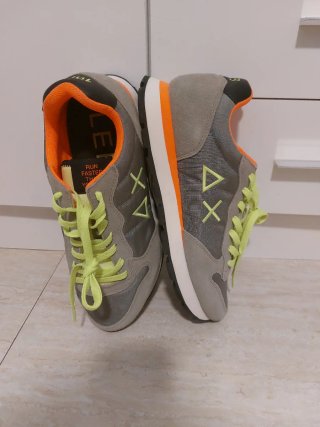Zapatillas Sun68 Talla 43 Gris Naranja