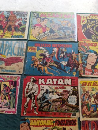 Lote variado de cómics antiguos años 50