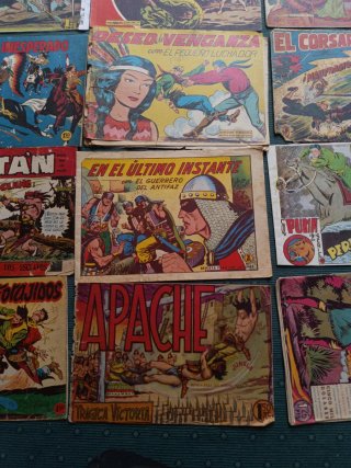 Lote variado de cómics antiguos años 50