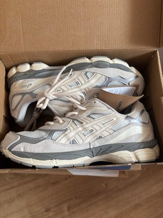 Zapatillas Asics Gel-Nyc Hombre Talla 44 Beige/Gri