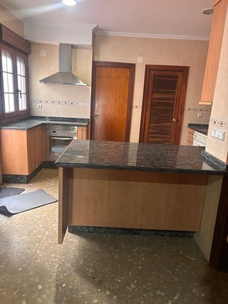 Muebles de cocina madera y piedra