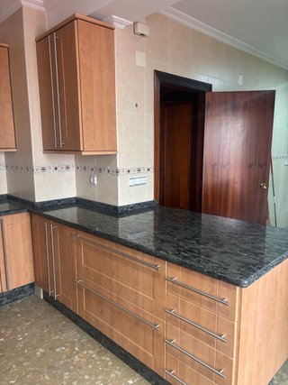 Muebles de cocina madera y piedra