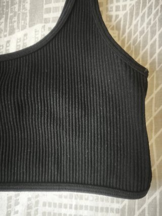 Top negro espalda cruzada Talla M