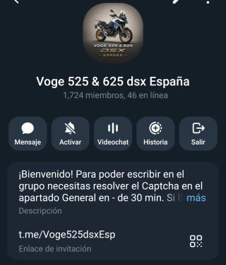 Voge 525 & 625 dsx España