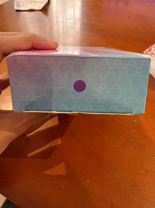 Caja A RED LIP azul y rosa