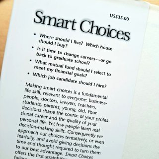 Libro Smart Choices Harvard Business School Press