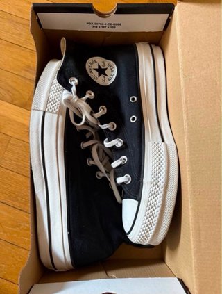 Converse All Star Plataforma Negras