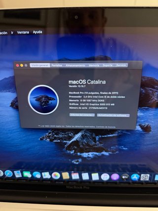 MacBook Pro Late 2011 Plata