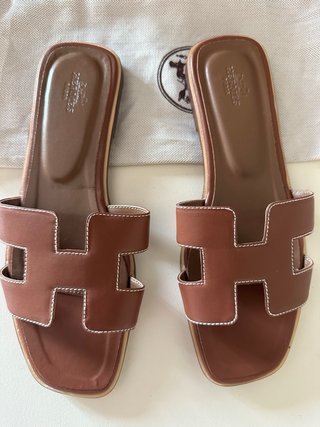 Sandali Hermes Marroni