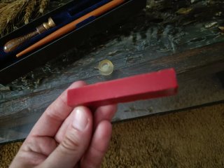 Kit Sello Lacre Madera y Pluma