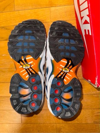 Nike TN Deportivas Naranja Blanco