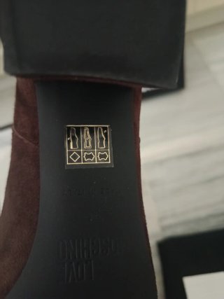 Botines piel ante Love Moschino marrones