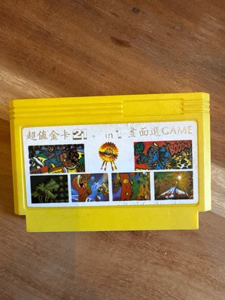 4 Cartuchos Famicom Compilacion para Nintendo NES