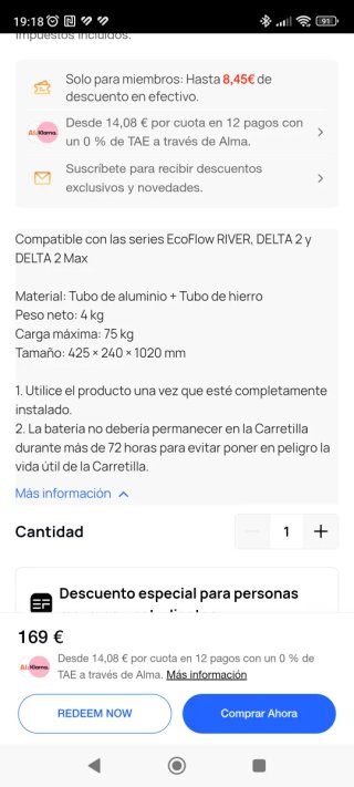 Carretilla Ecoflow