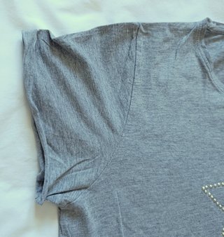 Camiseta Gris Estrellas Tex Talla XXL 44