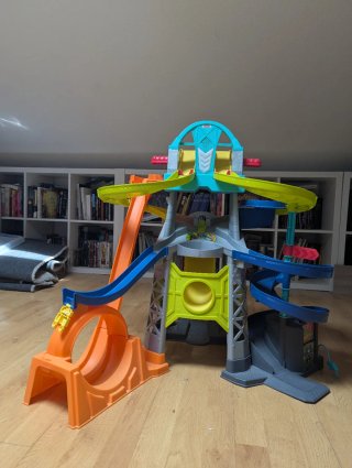 Circuito Coches Fisher-Price con Rampa y Loop