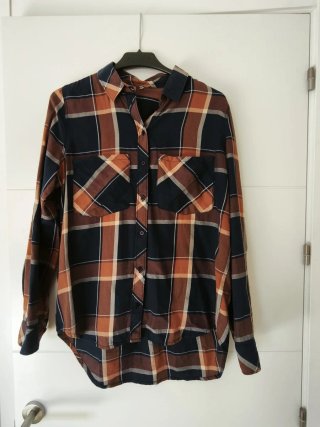 Camisa cuadros Stradivarius Talla S