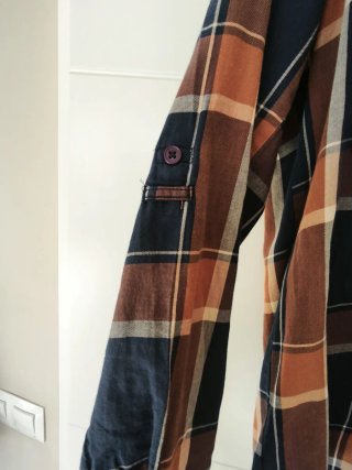 Camisa cuadros Stradivarius Talla S