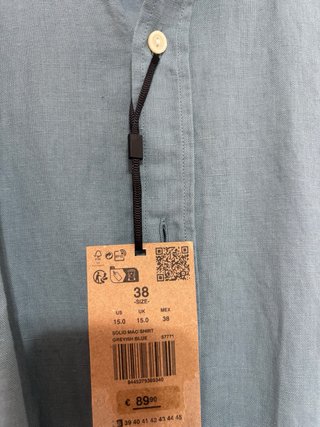 Camisa Scalpers cuello mao verde M