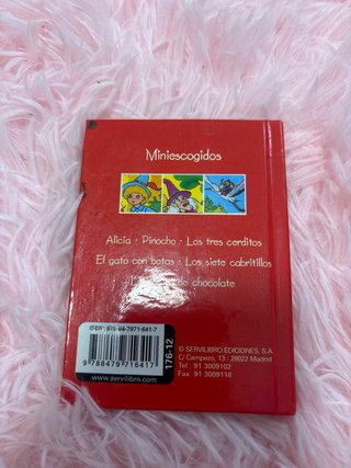Libro infantil La casita de chocolate con marionet