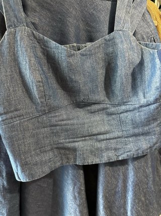 Conjunto Zara Falda y Top Vaquero