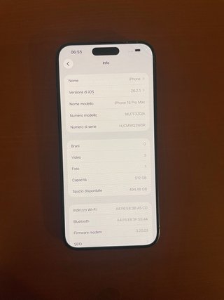 iPhone 15 Pro Max - 512 GB - OTTIME CONDIZIONI