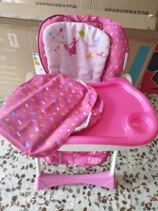 Trona Asalvo rosa con estampado