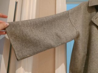 Abrigo/ chaqueta oversize Zara Gris. Talla M