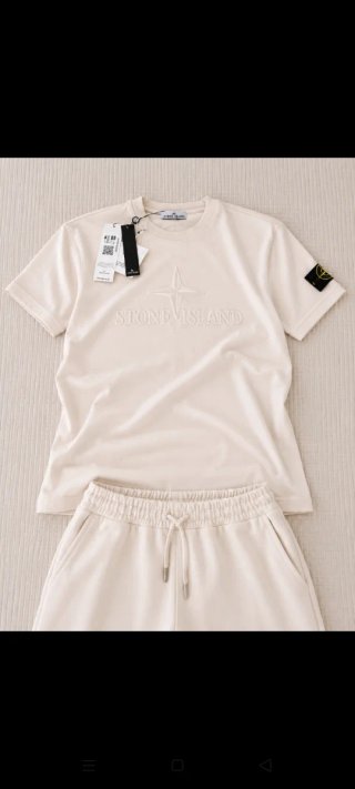 Stone Island Camiseta Beige Talla M