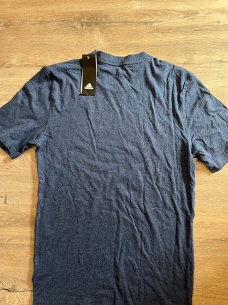 Camiseta Adidas Azul Logo Grande (Con Etiqueta)