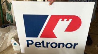 Cartel Petronor Original Gasolinera