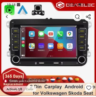 Radio Carplay Android GPS 2 Din