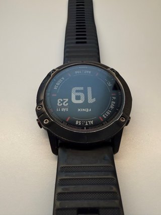 Garmin Fenix 6X Sapphire Negro