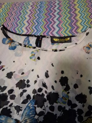 Camisa de mujer, Mariposas, Multicolor