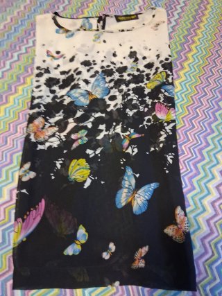 Camisa de mujer, Mariposas, Multicolor