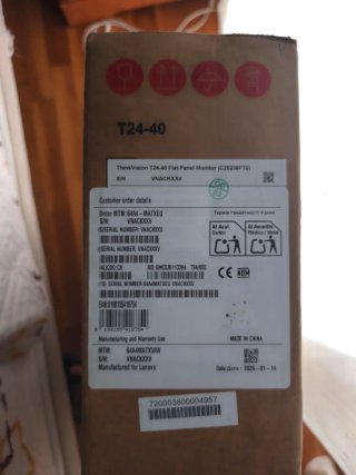 Monitor Lenovo ThinkVision T24-40